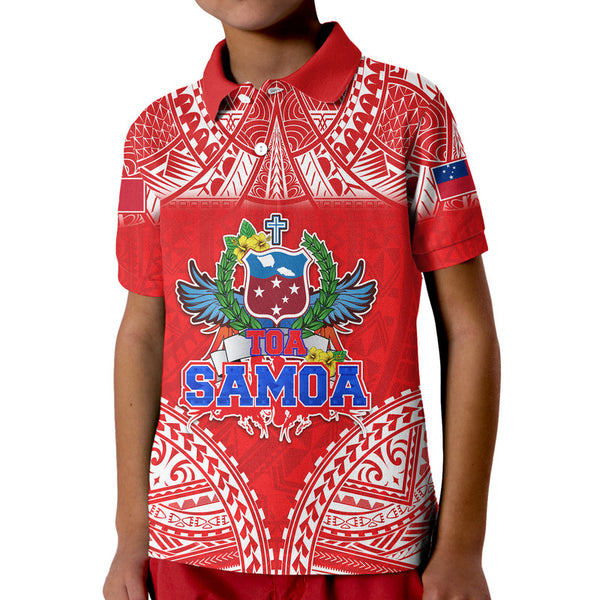 Polynesian Pride Apparel American Samoa Forever Polo Shirt LT10 main image 0