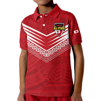 Polynesian Pride Tonga Rugby Tongan Kupesi Ngatu Design Polo Shirt LT9 - Polynesian Pride