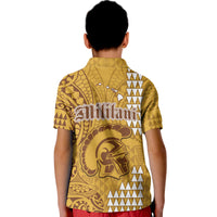 Hawaii Mililani High School Polo Shirt Tribal Kakau LT9 - Polynesian Pride