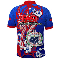 Special Samoa FAST Party Polo Shirt Tribal Samoan Hibiscus Design LT9 - Polynesian Pride