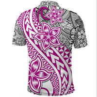 Traditional Polynesian Tribal Tattoo Retro Polo Shirt Pink LT9 - Polynesian Pride