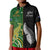 Custom Aotearoa Rugby All Black Combine Australia Wallabies Polo Shirt Aboriginal Kangaroo and Maori Fern LT9 - Polynesian Pride