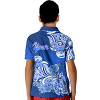 Custom Polynesian Samoa Floral Tribal Polo Shirt LT9 - Polynesian Pride