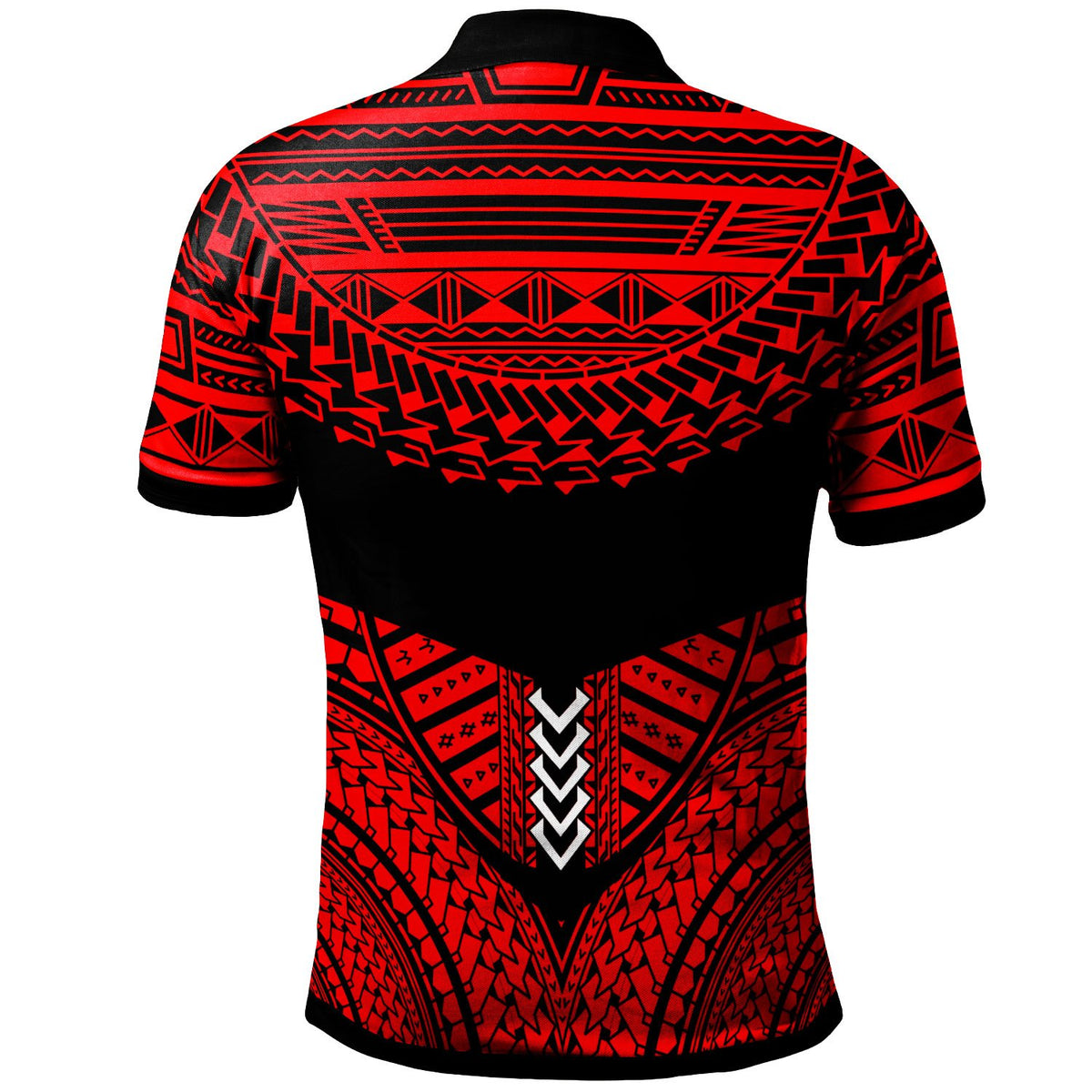 Federated States of Micronesia Custom Polo Shirt Tribal Pattern Cool Style Red Color - Polynesian Pride