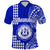 Hawaii Moanalua High School Polo Shirt Tribal Kakau LT9 Blue - Polynesian Pride