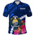 Nauru Coat of Arms Polo Shirt Polynesian Tropical LT9 Blue - Polynesian Pride