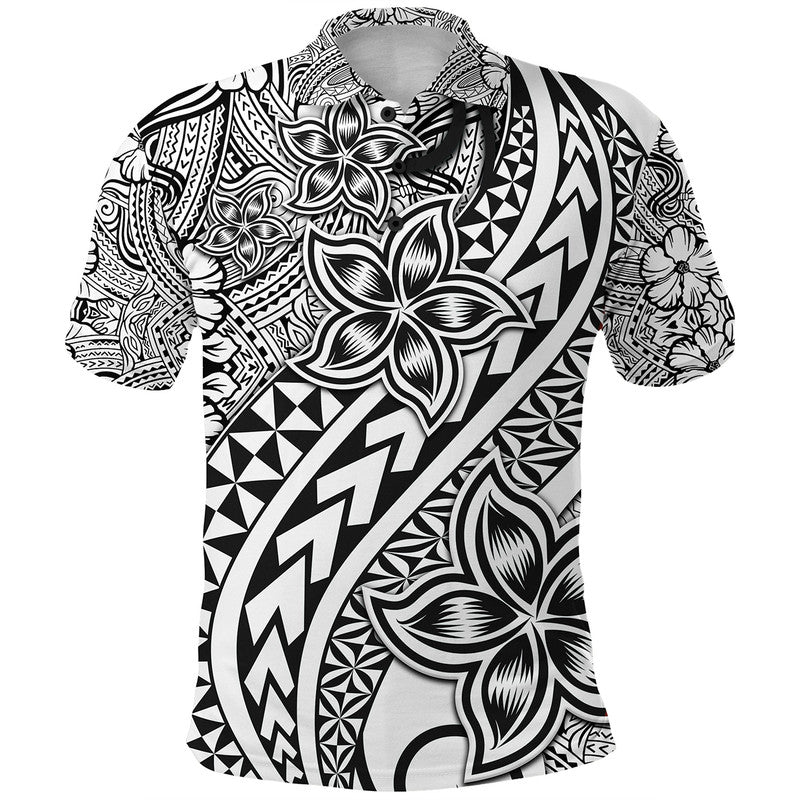 Traditional Polynesian Tribal Tattoo Retro Polo Shirt Black LT9 Black - Polynesian Pride