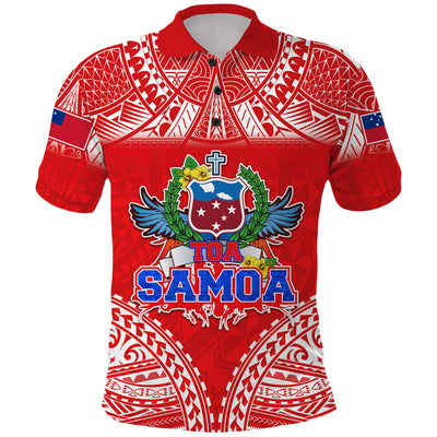 Polynesian Pride Apparel American Samoa Forever Polo Shirt LT10 main image 1