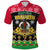 Vanuatu Tribal Polynesian Christmas Vibe Polo Shirt LT9 Red - Polynesian Pride