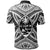 Guam Rugby Polo Shirt Polynesian Patterns Black LT16 - Polynesian Pride