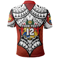 Custom Tonga Rugby Polo Shirt Polynesian Version Special - Polynesian Pride