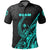 Custom Guam Rugby Polo Shirt Polynesian Patterns Style Turquoise LT16 - Polynesian Pride