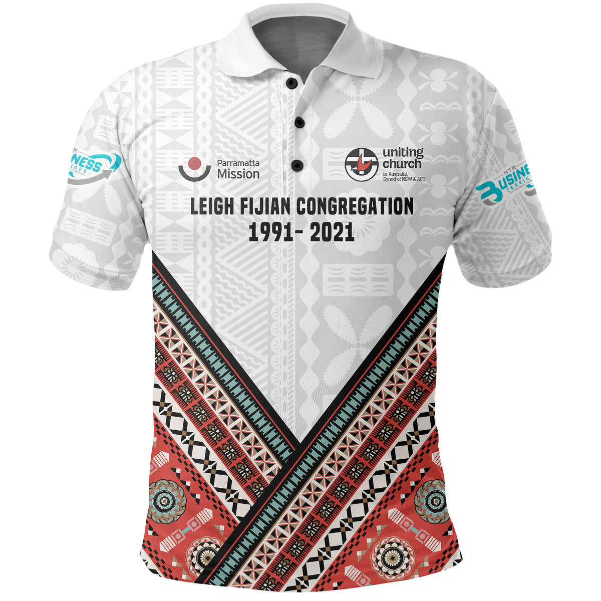 Leigh Memorial Fijian Congregation Polo Shirt LT16 - Polynesian Pride