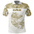 Custom Guam Rugby Polo Shirt Polynesian Patterns Gold Old LT16 - Polynesian Pride