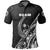 Custom Guam Rugby Polo Shirt Polynesian Patterns Style Black LT16 - Polynesian Pride