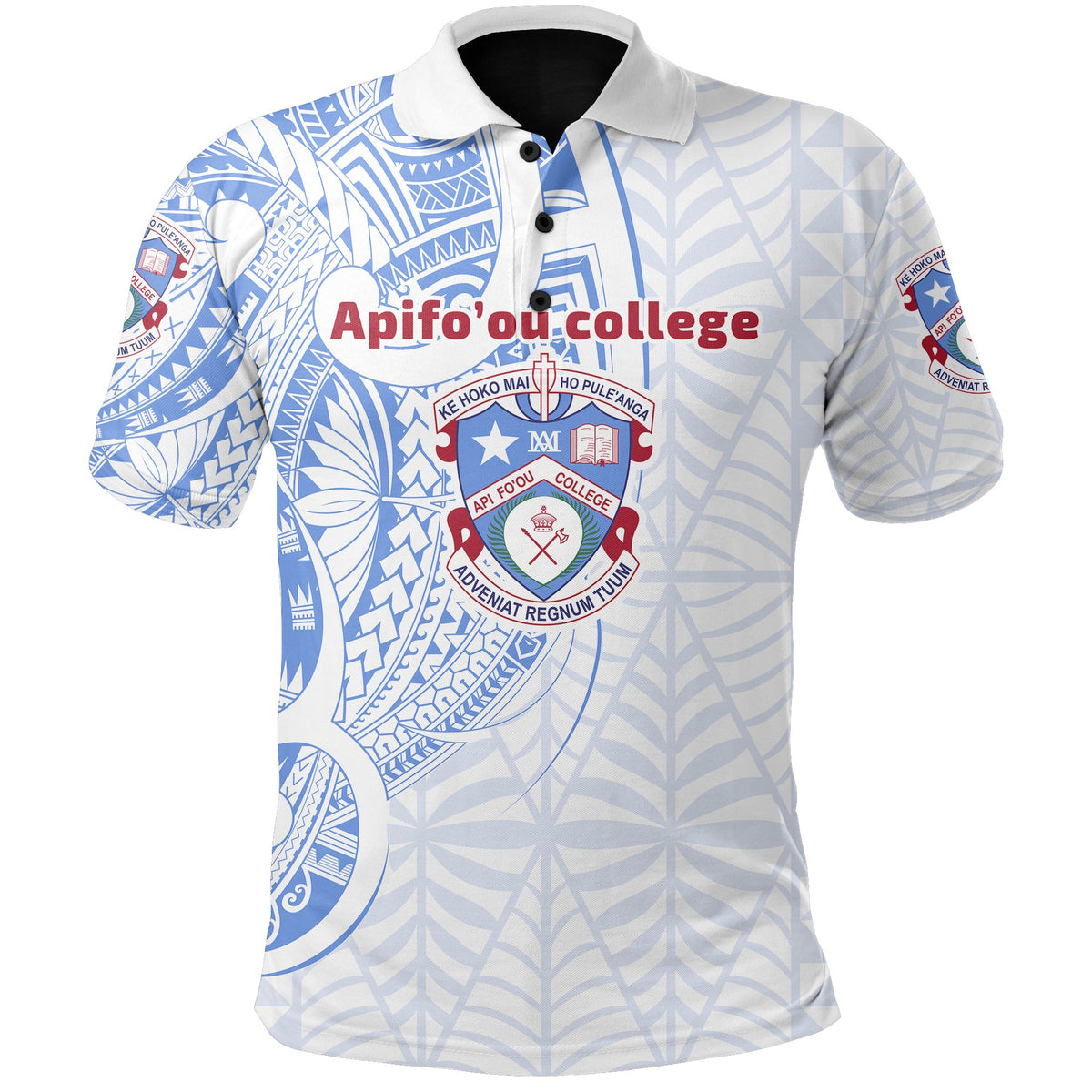 Custom Kolisi Apifoou College Polo Shirt Polynesian Style - Polynesian Pride