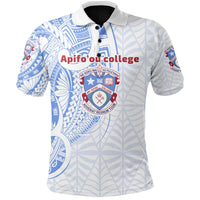 Custom Kolisi Apifoou College Polo Shirt Polynesian Style - Polynesian Pride