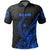 Custom Guam Rugby Polo Shirt Polynesian Patterns Style Blue LT16 - Polynesian Pride