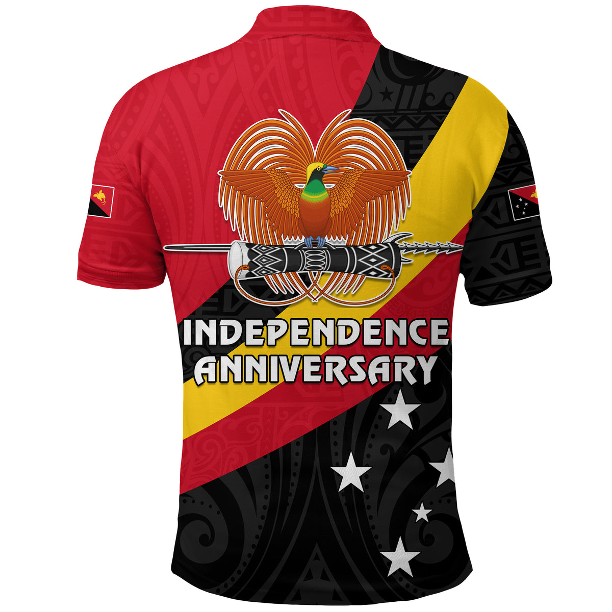 Papua New Guinea Polo Shirt Happy Independence Day LT13 - Polynesian Pride