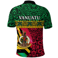 Vanuatu Dreamy Polo Shirt Flag and Pattern LT13 - Polynesian Pride