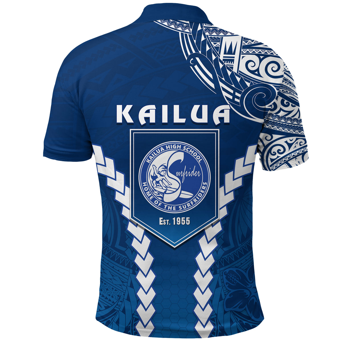 Kailua High School Polo Shirt Home of the Surfriders LT13 - Polynesian Pride