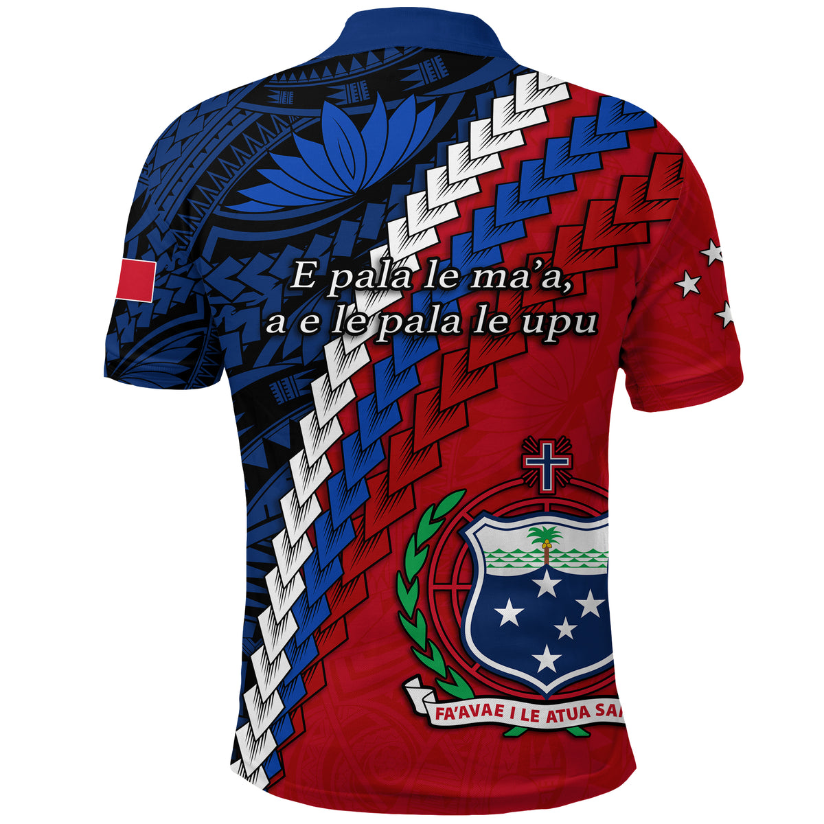 Samoa Polynesian Polo Shirt Quotes LT13 - Polynesian Pride