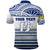 Custom Tokelau Rugby Polo Shirt Special Custom Text and Number - Polynesian Pride
