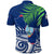 Custom Guam Rugby Polo Shirt Coconut Leaves - Polynesian Pride