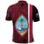 Guam Rugby Polo Shirt Polynesian Sailboat Style - Polynesian Pride
