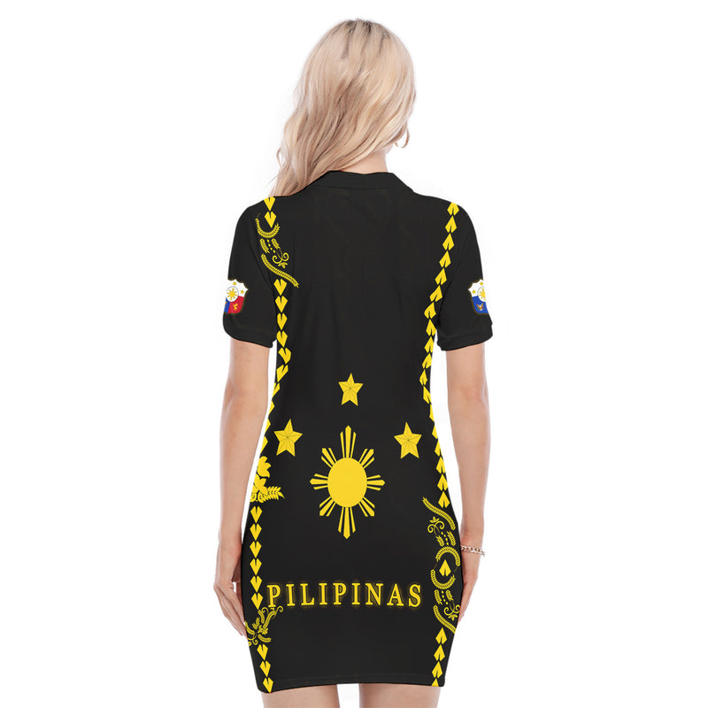 Philippines Independence Day Puletasi Dress Pechera With Side Barong Patterns LT9 main image 0