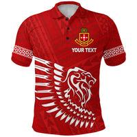 Custom Lion Kolisi Tonga Polo Shirt Atele Year Class and Your Text LT13 - Polynesian Pride