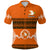 Tailulu College Polo Shirt Tonga Pattern LT13 Unisex Orange - Polynesian Pride