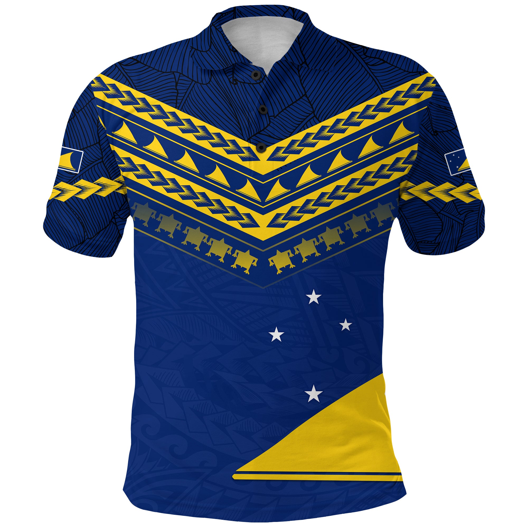 Tokelau Rugby Polo Shirt Impressive Sport LT13 Unisex Blue - Polynesian Pride