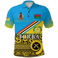 Torba Province Polo Shirt Vanuatu Proud LT13 Unisex Blue - Polynesian Pride