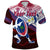 Custom Guam Rugby Polo Shirt Dab Trend Creative Unisex Red - Polynesian Pride