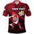 Custom Tahiti Rugby Polo Shirt Dab Trend Creative Unisex Red - Polynesian Pride
