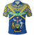 Solomon Islands Polo Shirt Simple Coat Of Arms Rugby Unisex Blue - Polynesian Pride