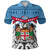 Fiji Rugby Polo Shirt Tapa Cloth Unisex White - Polynesian Pride