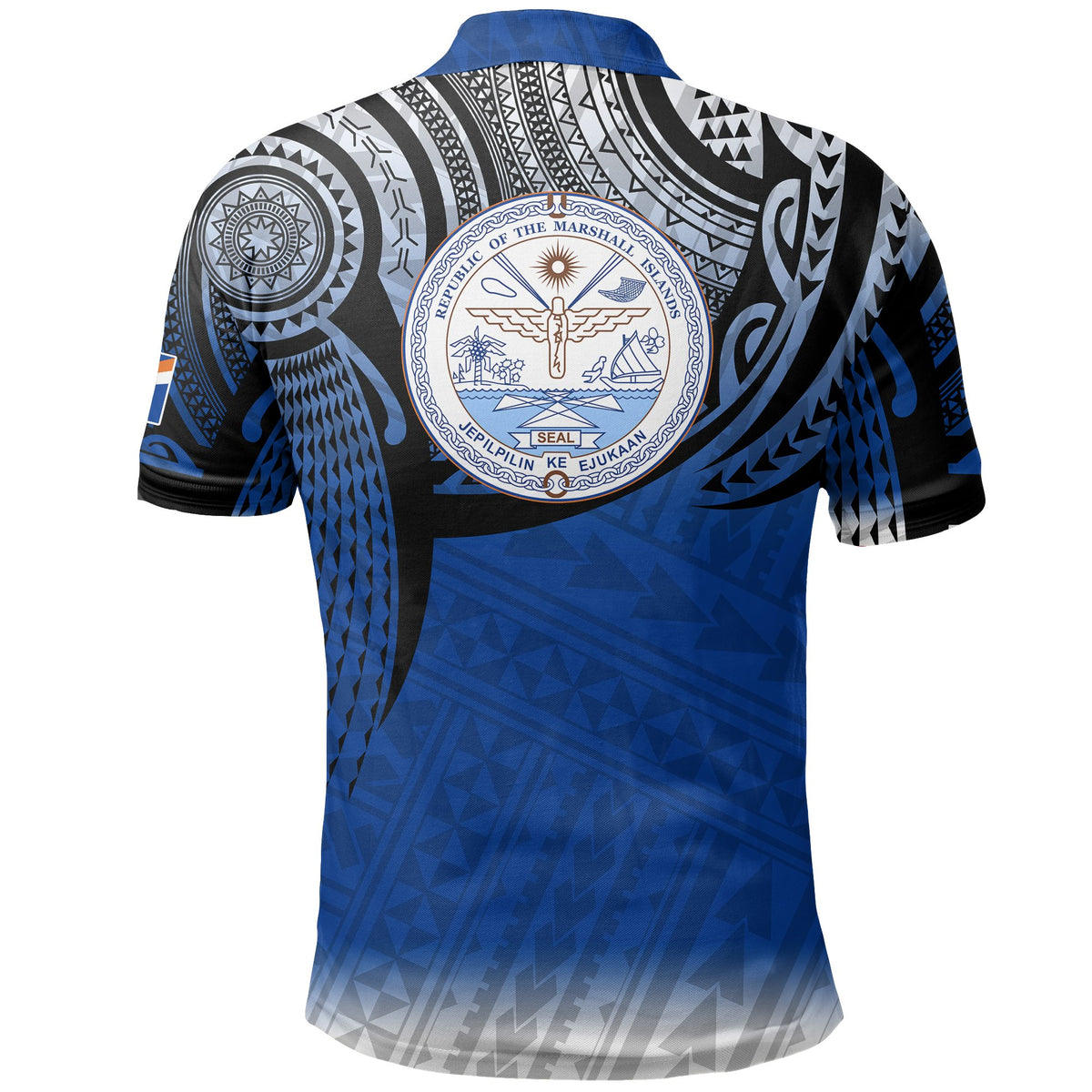 Marshall Islands Polynesian Polo Shirt Tattoo Pattern - Polynesian Pride
