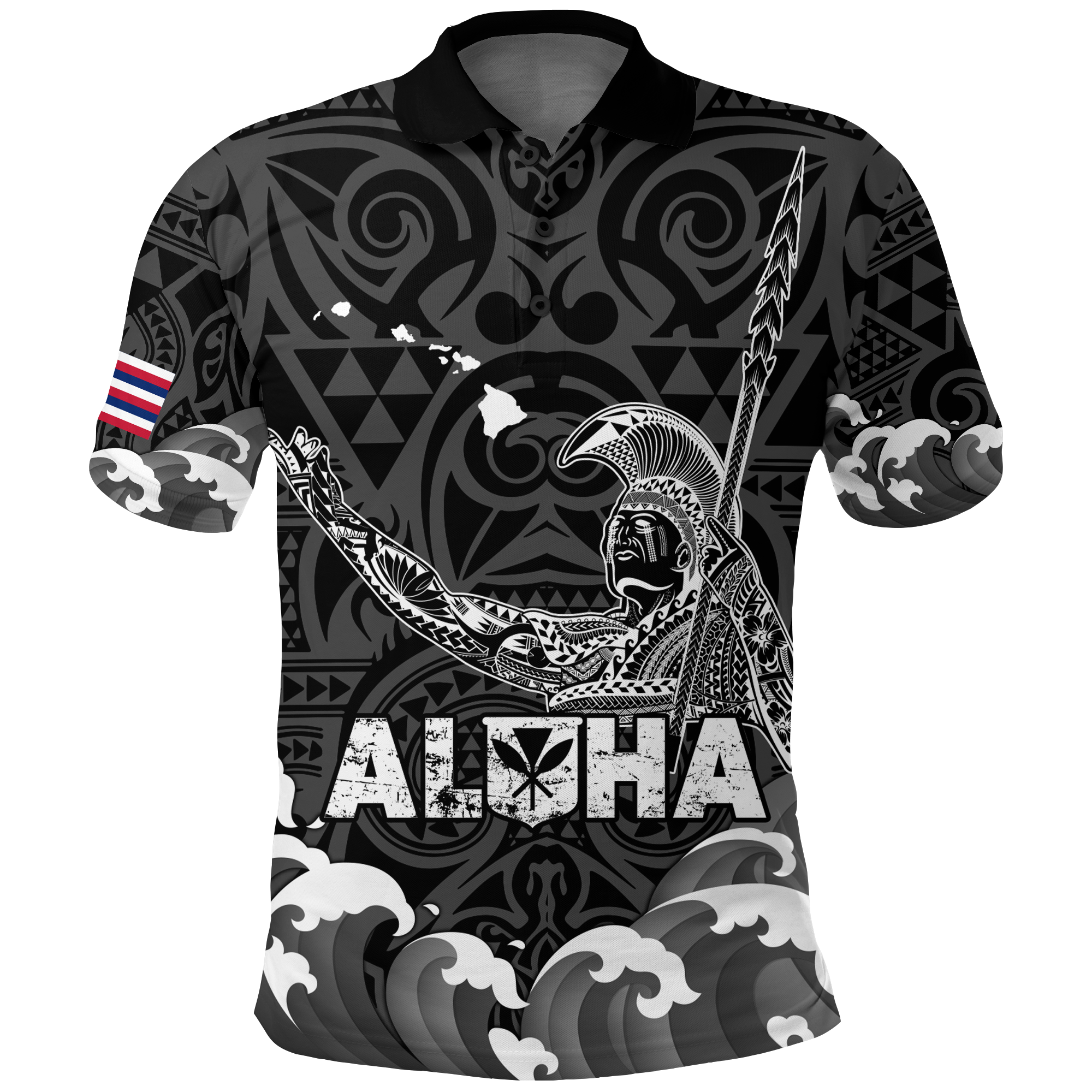 Custom Hawaii King Kamehameha Aloha Hawaii Nei Polo Shirt LT2 - Polynesian Pride