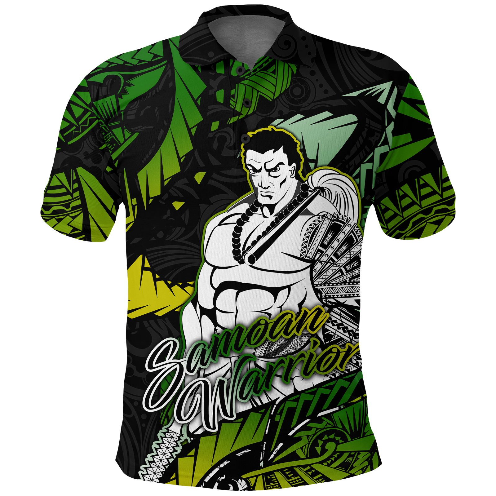 Custom Samoan Warrior Pride Samoa Polynesia Polo Shirt LT2 - Polynesian Pride