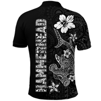 Hawaii Hammerhead Shark Hibiscus Hawaii Pattern Polo Shirt LT2 - Polynesian Pride