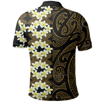 Hawaii Plumeria Kanaka Polynesian Hawaiian Polo Shirt Curtis Style - Polynesian Pride