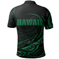 Hawaii Polo Shirt Frida Style Green - Polynesian Pride