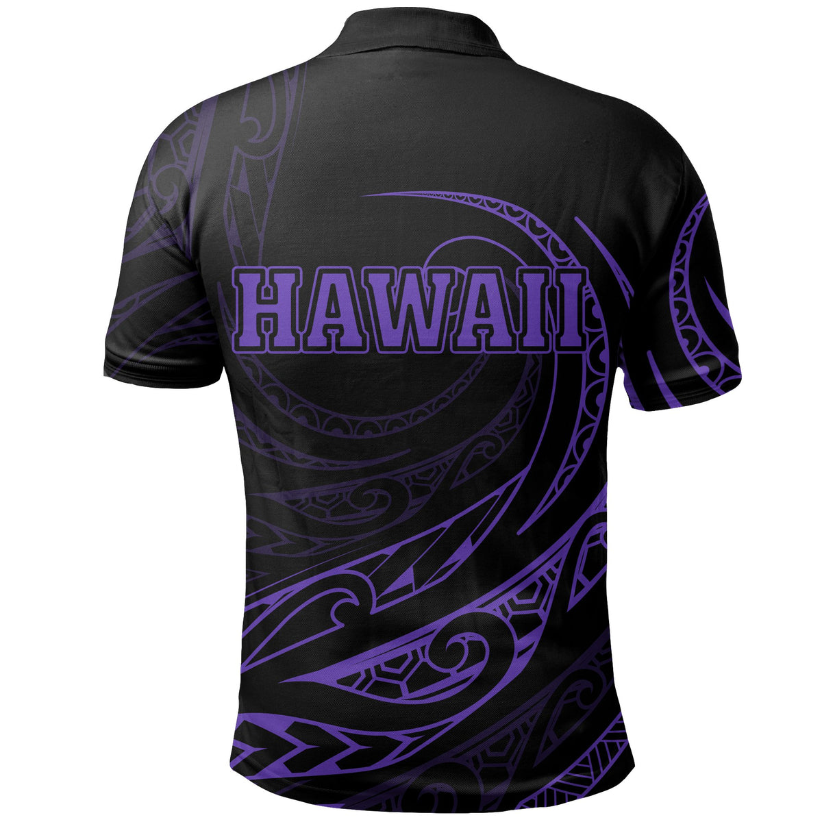 Hawaii Polo Shirt Frida Style Purple - Polynesian Pride