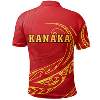Kanaka Mauna Kea Polynesian Polo Shirt Frida Style - Polynesian Pride