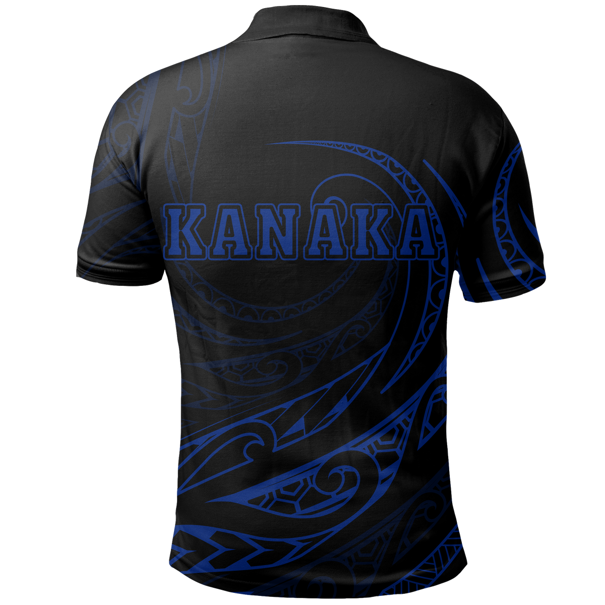 Kanaka Polo Shirt Frida Style Blue - Polynesian Pride