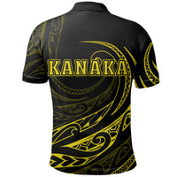 Kanaka Polo Shirt Frida Style Yellow - Polynesian Pride