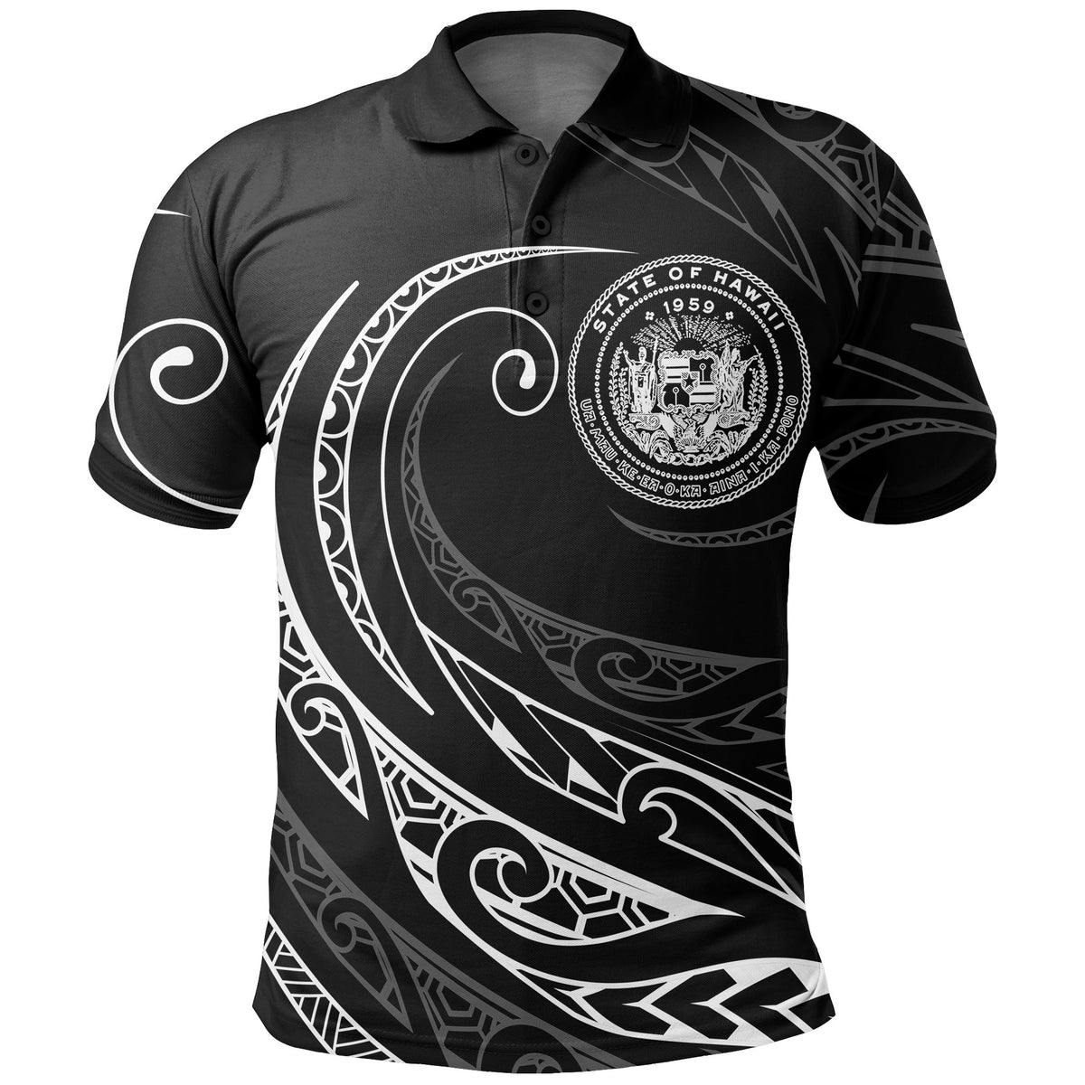 Hawaii Polynesian Polo Shirt Frida Style - Polynesian Pride