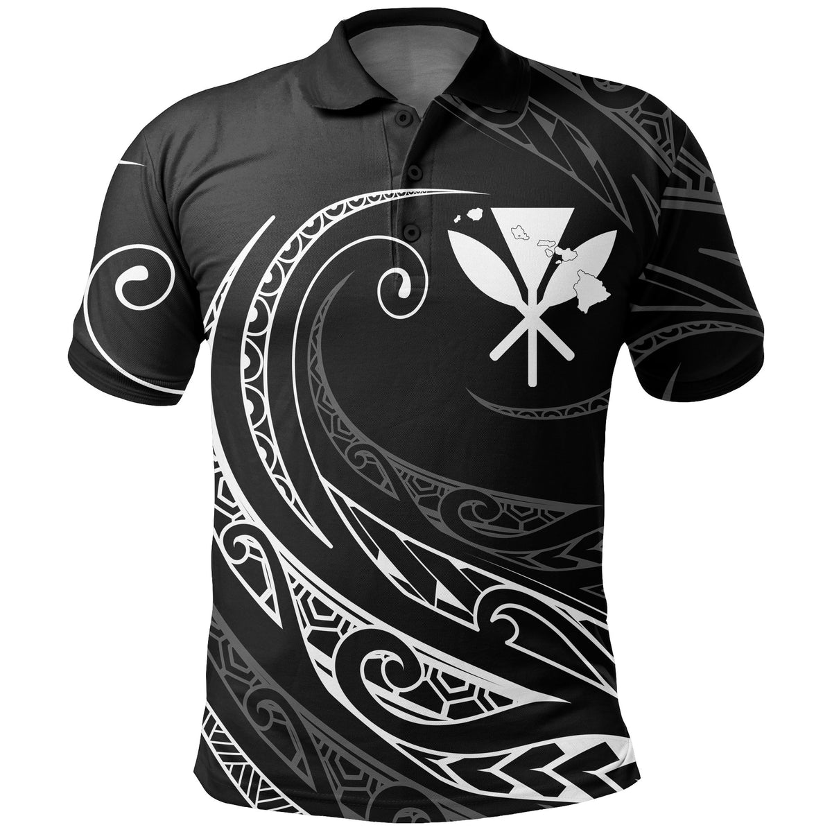 Kanaka Polynesian Polo Shirt Frida Style - Polynesian Pride